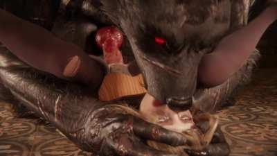 Corrupted by werewolf cock (rekin3d)
