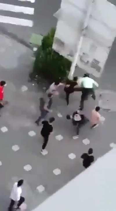 Protesters in Iran fighting and beating up security forces today