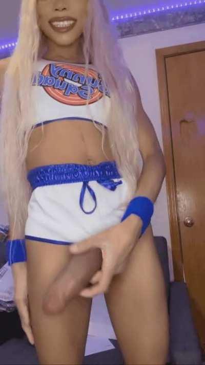 You wanna find out why people are sluts for big cocks like mine? Hehe not even fully hard