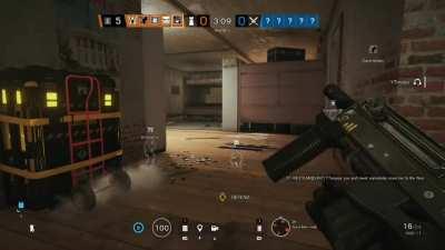 I think i just got the most bullshit kill of my r6 career