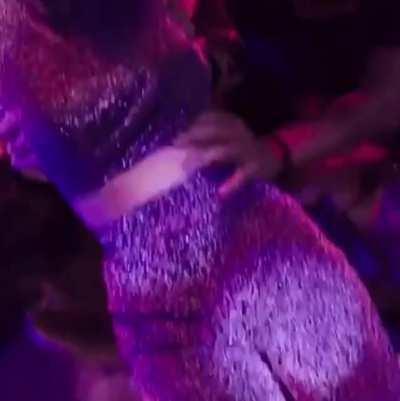 Getting carried across the dance floor