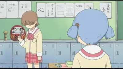 Nichijou but it's messed up (turn on audio)