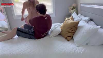 Nervous 19 year old virgin has all kinds of questions during his first sexual experience! 18+