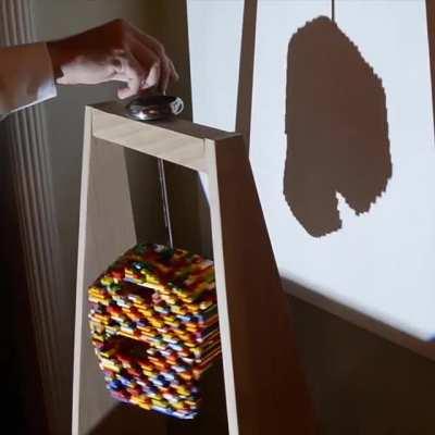 A B C Magic Angle Sculpture