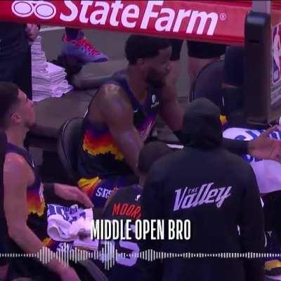 Ayton mic'd up against the Clippers. LEADER