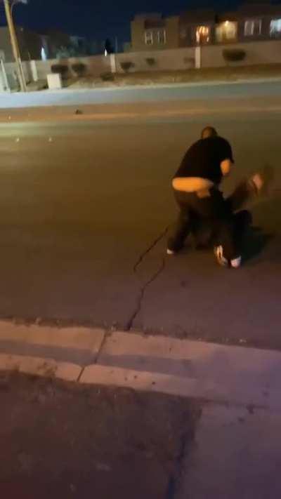 Vegas street fight
