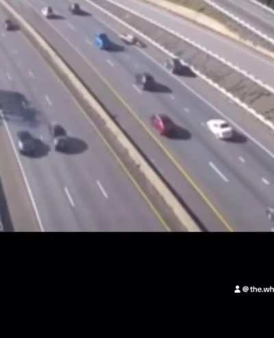 Idiot Towing Tandem Trailer I-95 Petersburg Virginia