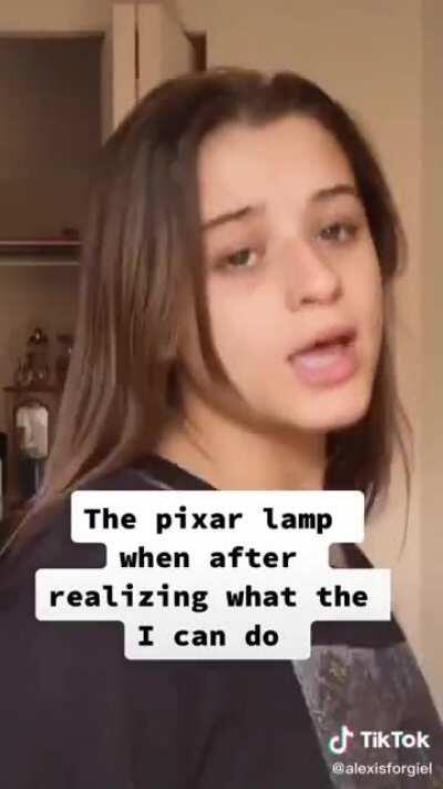 When the Pixar Lamp rides you