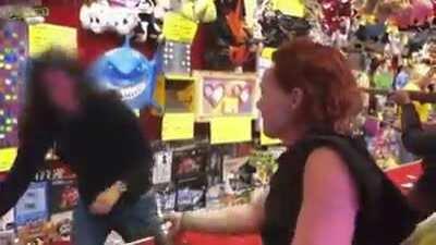 DBS shooting the clerk at the carnival!