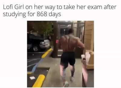 She would definitely ace her exam