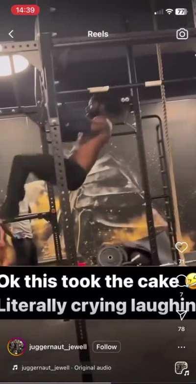 Guess he pays for the whole space now..