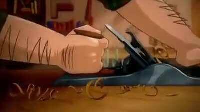 Falling from heaven.