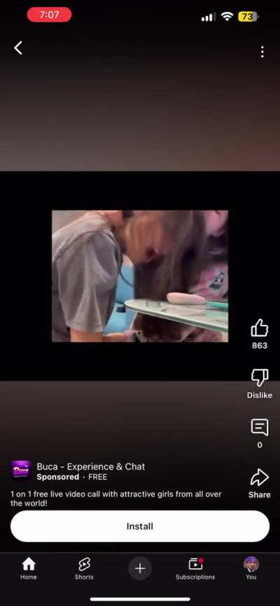 Anyone else get these ads on YouTube?…