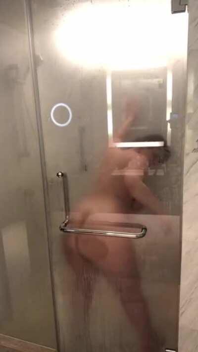 Thought you might enjoy me goofing off in the shower!