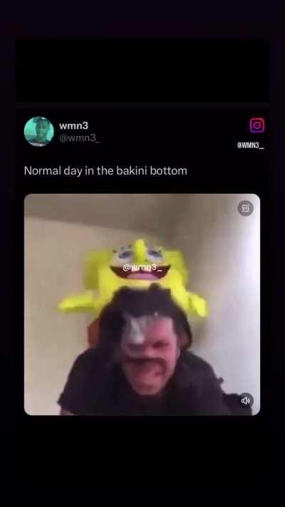 SpongeBob off a Perc