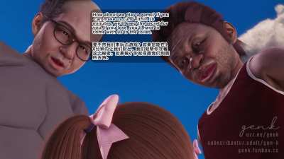 While her boyfriend is busy goldfish scooping