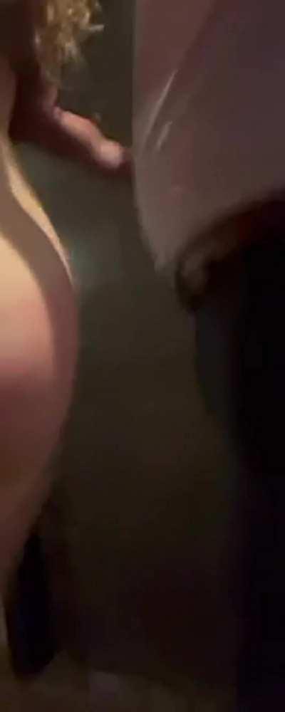 forced me too walk with my dress up