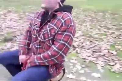 Had to hurt getting assaulted by a springy bike