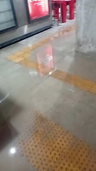 Así es como quedó Medrano despues de la lluvia