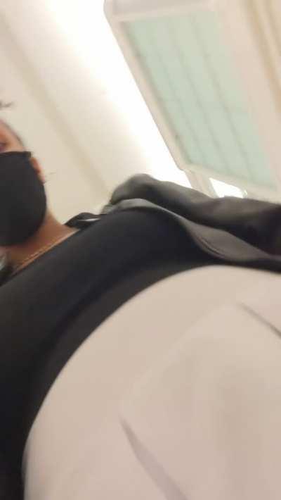 A surprise for the guys on the ground floor