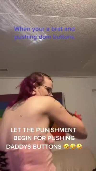 The only button this daddy is hitting is the eject button