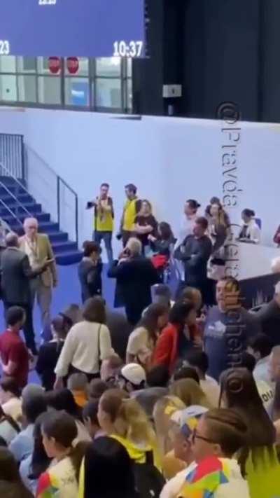 A video appeared that sheds more light on the scandal with the disqualification of Ukrainian fencer Olga Kharlan last week. The video provides evidence of Russian pressure on the decision to disqualify Ms Kharlan.