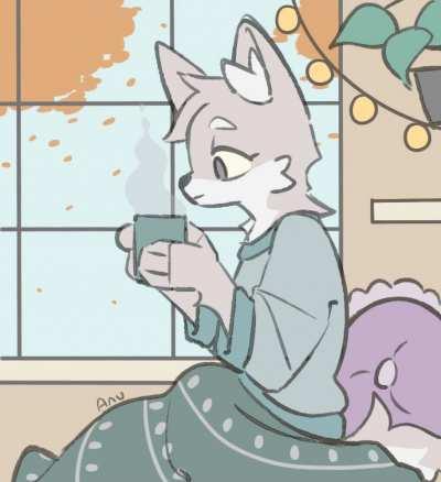 cozied up☕ [by me] (Commissions Open!)