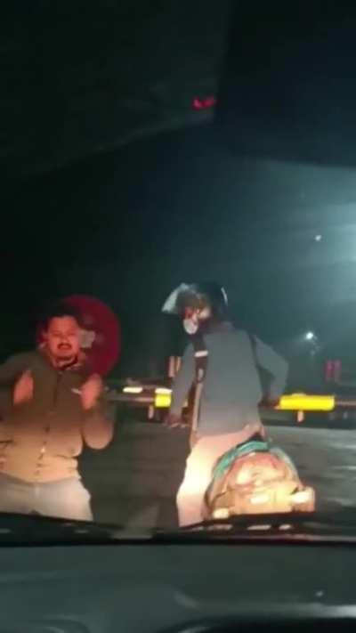 Why just wait in front of the railway crossing when you can chill around