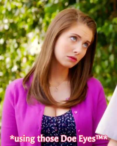 Annie's doe eyes are unbeatable