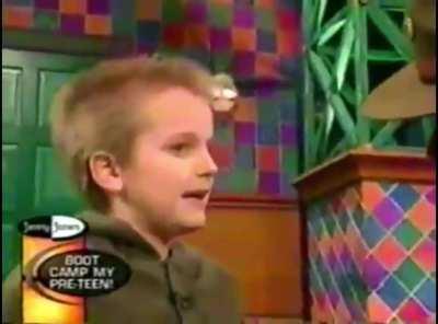 To set that boy straight