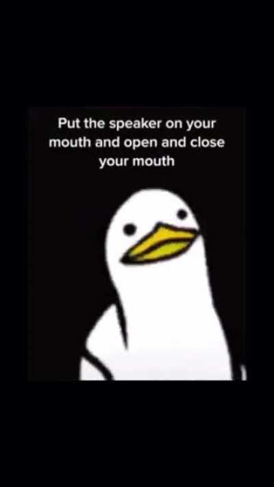 This is amazing to do while beatboxing