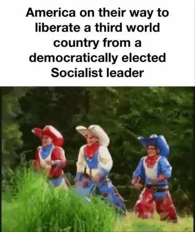 You’re being rescued, please do not resist