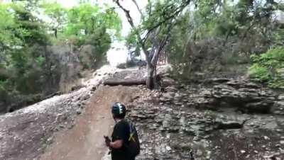 First time hitting the drop and step up on Snail in cedar park tx