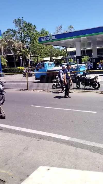 Crazy Woman Wielding A Knife Somewhere in The Philippines