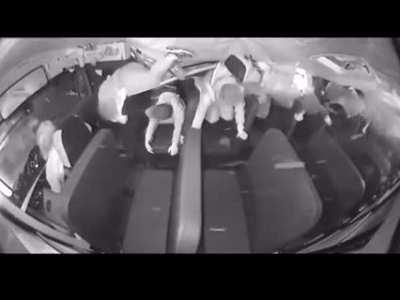 Ohio Bus Overturns (No Major Injuries)