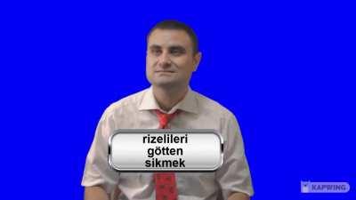 kitapta yazıyor kardeşim, rizelileri götten sikeceksin