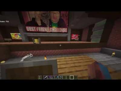 Bro accidentally turned Norway flag into a swastika in Minecraft