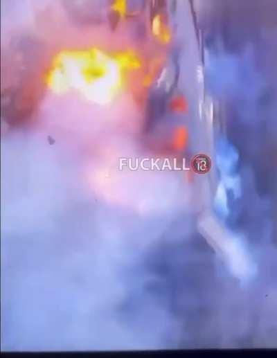 UA Drone takes out Russian BMP-1 with Thermobaric Granade💥