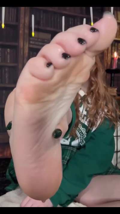 Getting those toes soaked