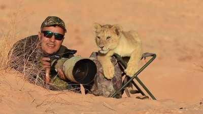 The photographer's assistant.