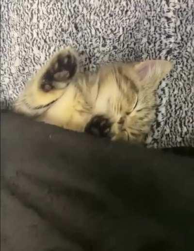 You shouldn't wake up. You just need to cover with a blanket