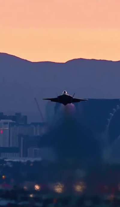 F-35A At The Golden Hour
