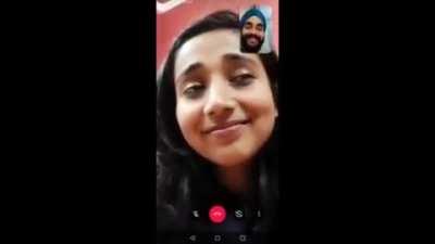 Punjabi showing tits to boyfriend online