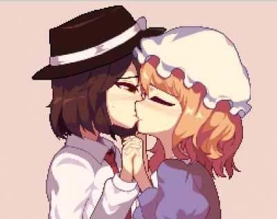 Maribel &amp;amp; Renko making out [Touhou]