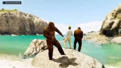 Had a sasquatch party at Cayo Perico with grinding crew members. Made a short video out of it for shits and giggles. :)