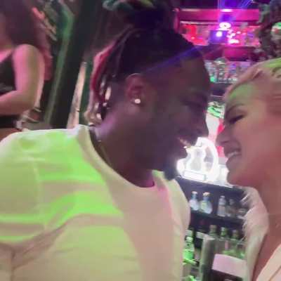 Making out in the club