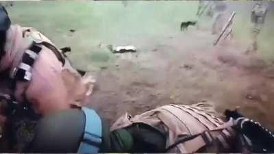 Ukrainian 36th Separate Marine Brigade kills multiple Russian soldiers with mortar fire, southern Ukraine [music from source]