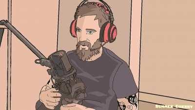 Lofi Hip Hop PewDiePie GIF and Song. Two weeks of hard work!! Last time I’ll post this I promise