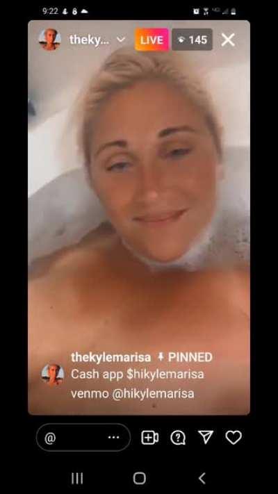 Finally caught her live.