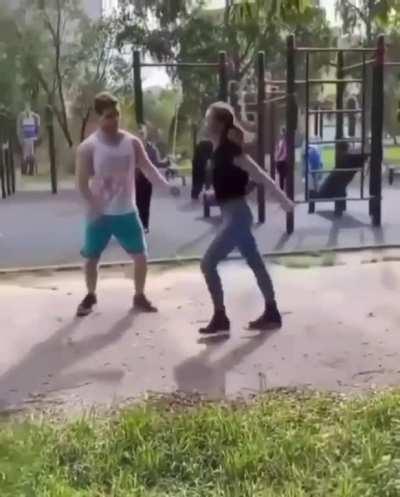 People on playground are confused wtf is going on